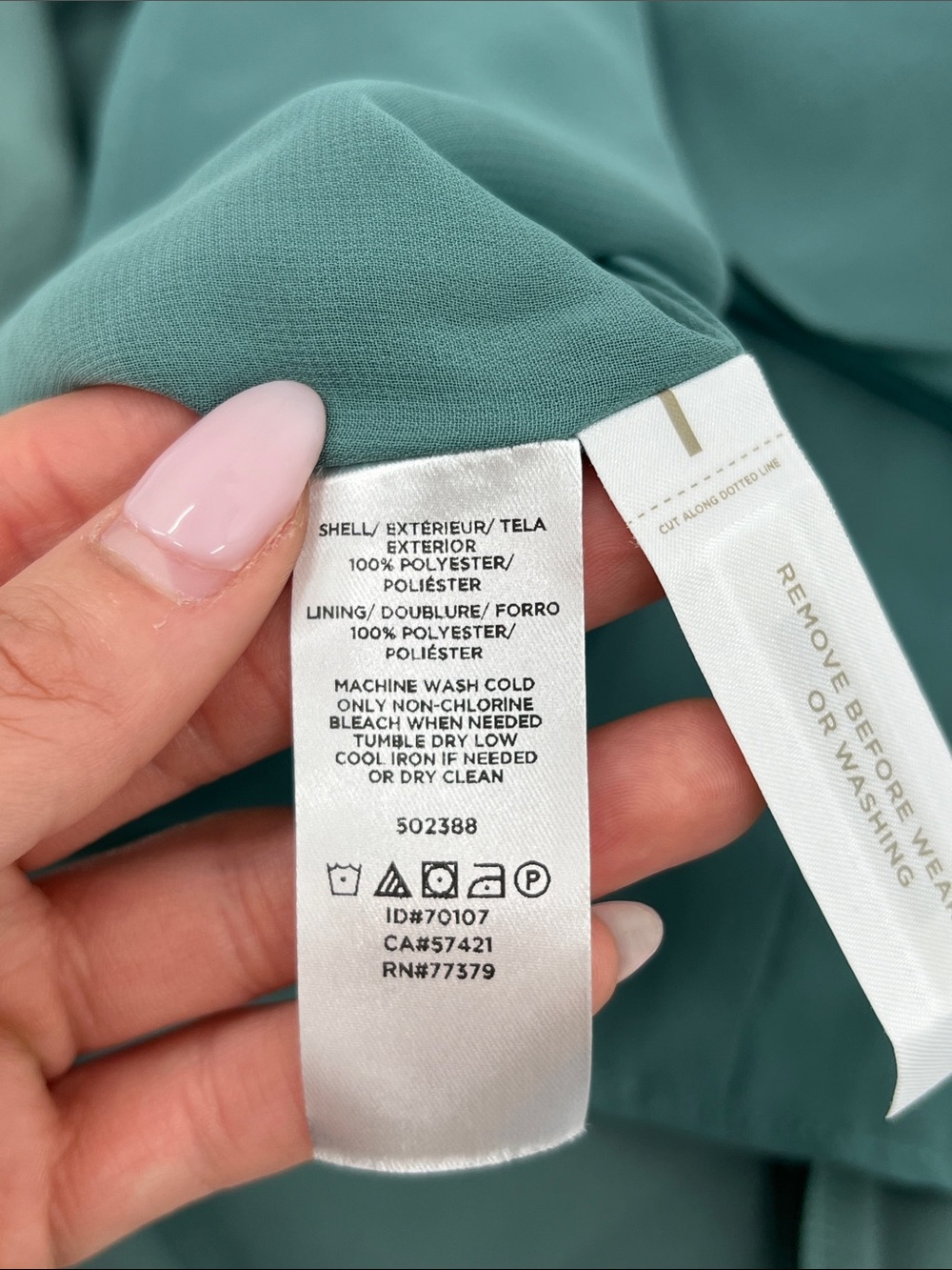 Ann Taylor Sage Green wedding guest fit & flare Tie Waist Dress flutter sleeve 2 - Picture 10 of 12